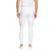 Bryczesy męskie TRI FACTOR z lejem kolanowym silikonowym SS20 - ARIAT - white